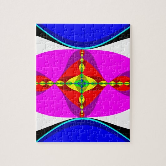 DNA - Fractal Art Legpuzzel (Verticaal)