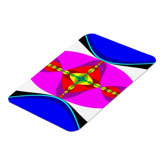 DNA - Fractal Art Magneet (Linkerzijde)