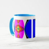 DNA - Fractal Art Mok (Voorkant links)