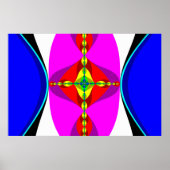 DNA - Fractal Art Poster (Voorkant)