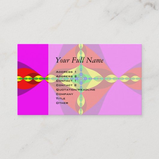 DNA - Fractal Art Visitekaartje (Voorkant)