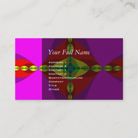 DNA - Fractal Art Visitekaartje (Voorkant)