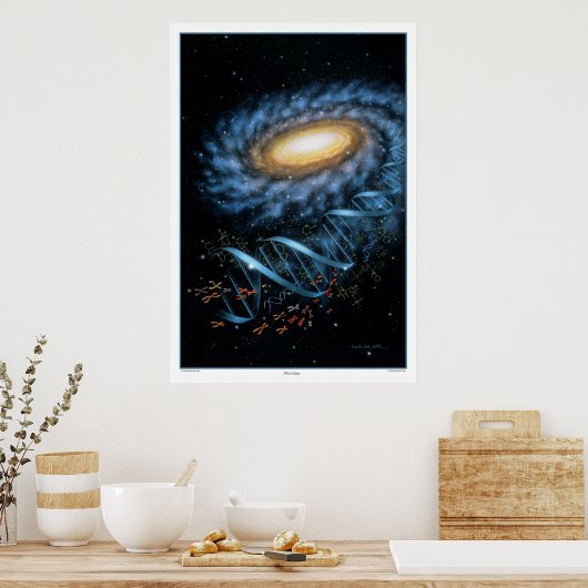 DNA Galaxy Print (Keuken)
