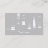 DNA Gel Electrophoresis Visitekaartje (lichte acht (Achterkant)