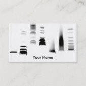 DNA-gelelektroforese Visitekaartje (omgekeerd) (Achterkant)