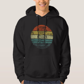 DNA-genetica Retro Sunset Wetenschap Biologie Gene Hoodie