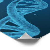 DNA-geneticawetten passen geek toe Poster (Hoek)