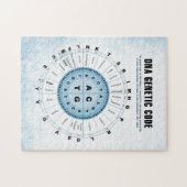 DNA-genetische code Legpuzzel (Horizontaal)