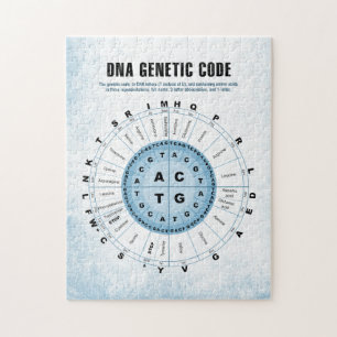 DNA-genetische code Legpuzzel