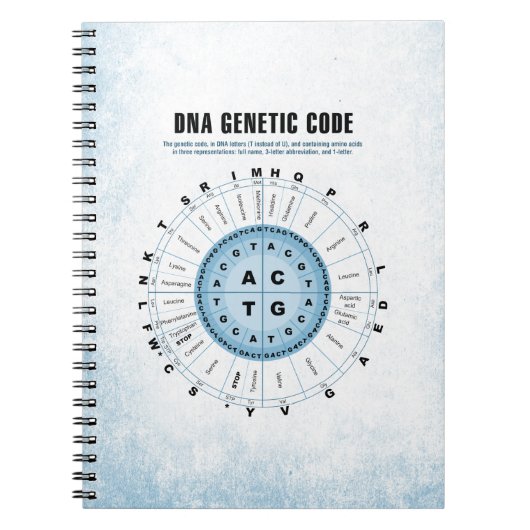 DNA-genetische code Notitieboek (Voorkant)