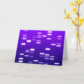 DNA-genetische code Paars Kaart (Gele Bloem)