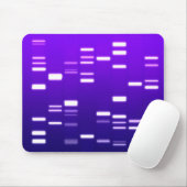 DNA-genetische code Paars Muismat (Met muis)