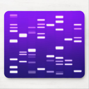 DNA-genetische code Paars Muismat