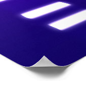 DNA-genetische code Paars Poster (Hoek)