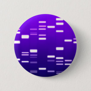 DNA-genetische code Paars Ronde Button 5,7 Cm