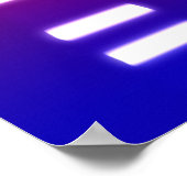 DNA-genetische code regenboog Poster (Hoek)