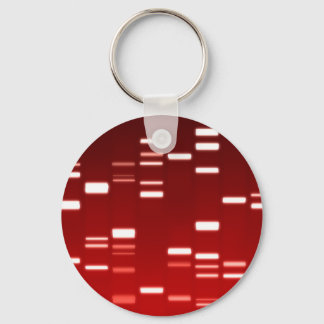 DNA-genetische code rood Sleutelhanger