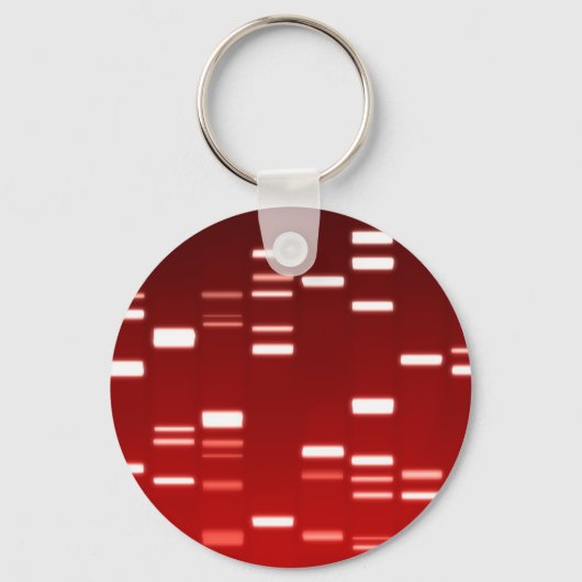 DNA-genetische code rood Sleutelhanger (Voorkant)