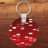 DNA-genetische code rood Sleutelhanger (Voorkant)