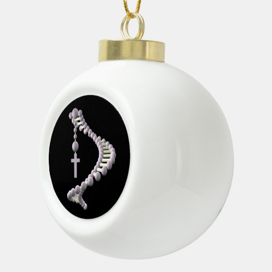 DNA: gerichte evolutie Keramische Bal Ornament (Rechts)