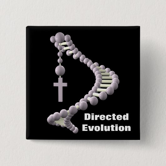 DNA-gestuurde evolutie Vierkante Button 5,1 Cm (Voorkant)