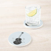 DNA Guitar Zandsteen Onderzetter (Zijkant)