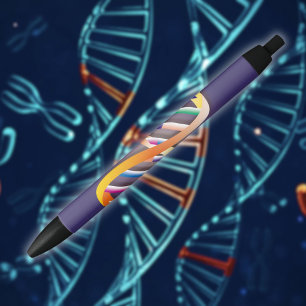 DNA Helix Cool Moderne Wetenschap Zwarte Inkt Pen
