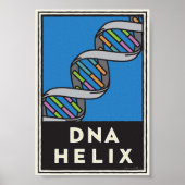 DNA Helix Poster (Voorkant)