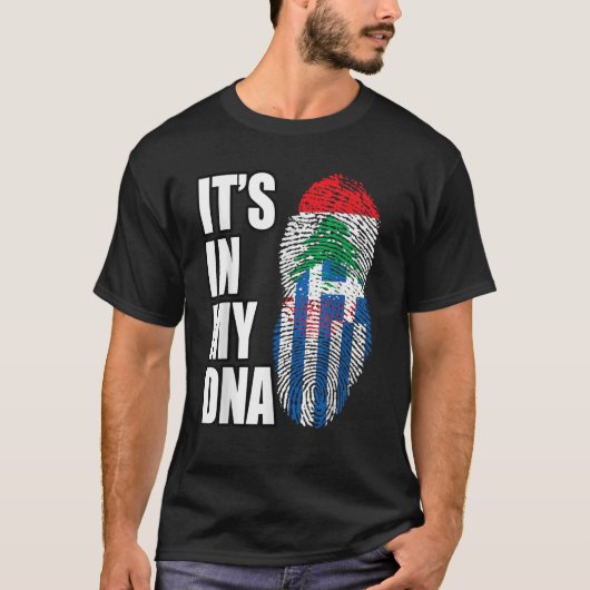 DNA Heritage Flag T-Shirt mengen (Voorkant)
