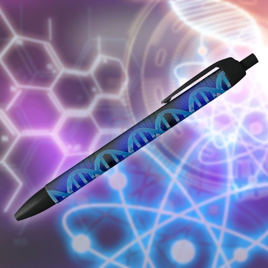 DNA ID Blue Medical Science Zwarte Inkt Pen