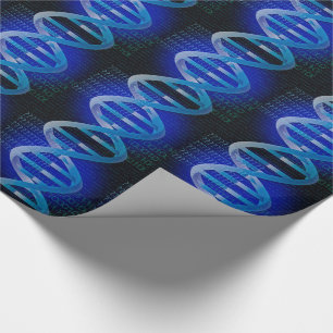 DNA ID Blue Medische Wetenschap Cadeaupapier