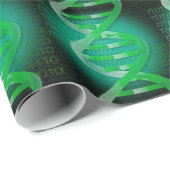 DNA ID Green Science Cadeaupapier (Rol Hoek)
