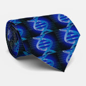DNA ID Medical Science Blue Stropdas (Opgerold)