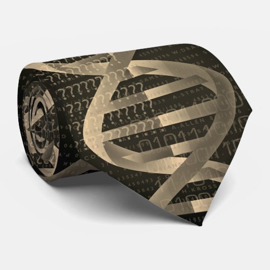 DNA ID  medische wetenschap Stropdas (Opgerold)