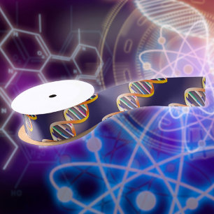DNA ID Patroon Medische Wetenschap Satijnen Lint