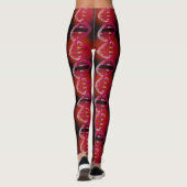 DNA ID Rode Wetenschap Leggings (Achterkant)