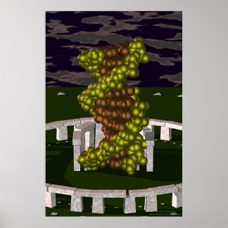 DNA in Stonehenge Poster
