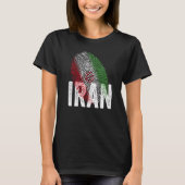 DNA Iranian Proud Iranian Cool Iran Flag T-shirt (Voorkant)