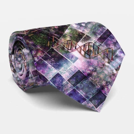 DNA-kleuren Stropdas (Opgerold)