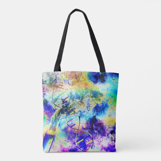 DNA-kunstcode Tote Bag (Achterkant)