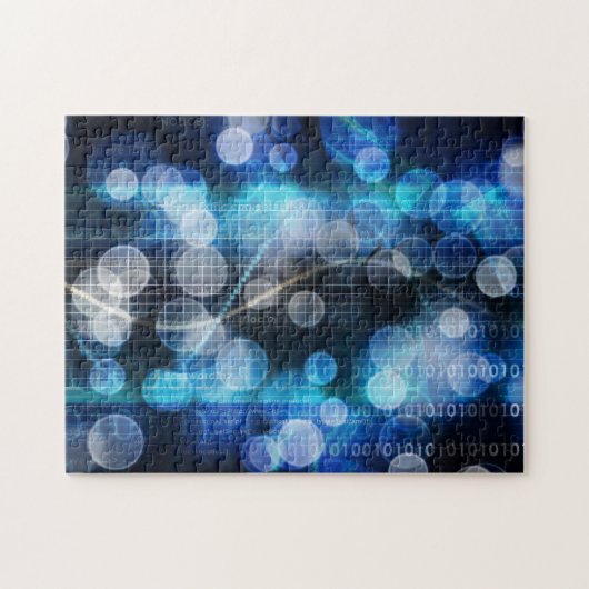 DNA Medical Science en Biotech Chemistry Genen Legpuzzel (Horizontaal)