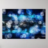 DNA Medical Science en Biotech Chemistry Genen Poster (Voorkant)