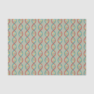 DNA Mid Century Modern STEM Biologie Stripe groe Tissuepapier