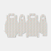 ​​DNA Mid Century Modern STEM Biologie Stripe wit Bedankdoosjes (Uitgevouwen)