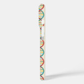 ​​DNA Mid Century Moderne STEM Biologie Stripe Cre Case-Mate iPhone Case (Achterkant / Links)