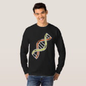Dna Molecular Genes Biology Geek T-shirt (Voorkant volledig)