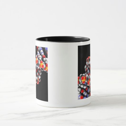 DNA-molecuul. Moleculair model van DNA Mok (Midden)