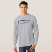 DNA-onderzoeker - Grappige definitie T-shirt (Voorkant volledig)