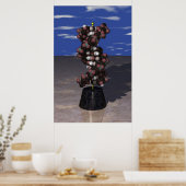 DNA op een standaard Poster (Keuken)