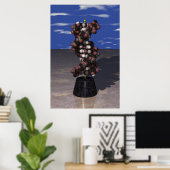 DNA op een standaard Poster (Thuiskantoor)